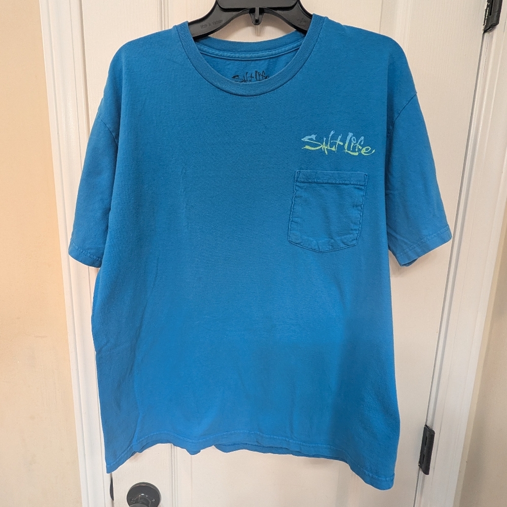 Salt Life Men's Vibrant Blue Tee